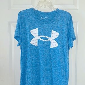 WOMENS UNDER ARMOUR LOOSE HEATGEAR TEE SIZE XL